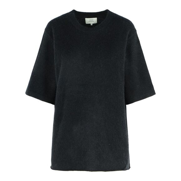 Loulou De Saison Black Wool Blend T-Shirt Women
